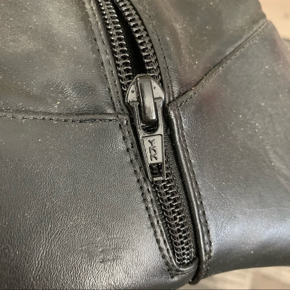 Black Faux Leather Boots - Picture 4 of 5